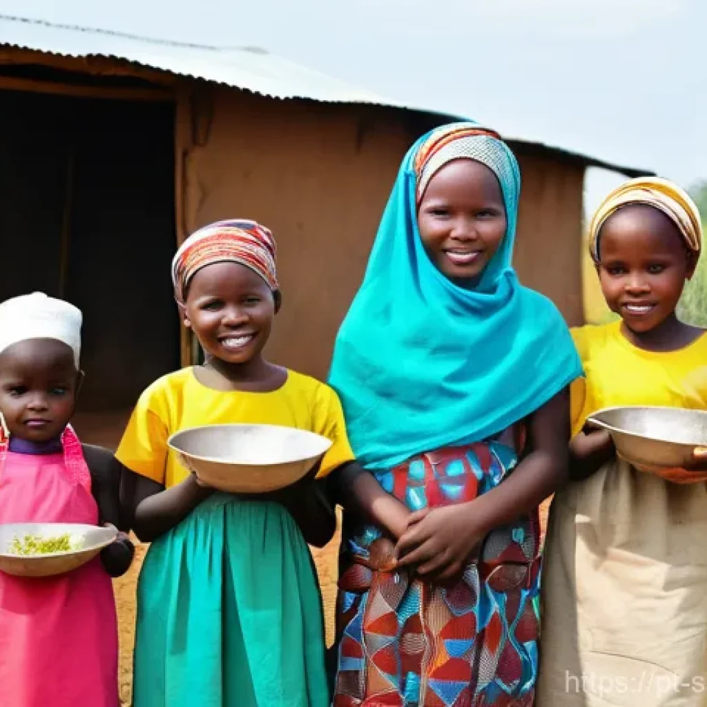 남수단과 우간다 교류 - **Image Prompt 1: Resilience in a Ugandan Refugee Settlement**
    "A vibrant and hopeful scene depi...